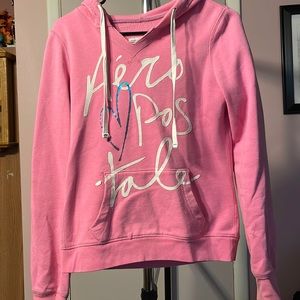 Pink Aeropostale pullover hoodie